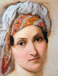 Ritratto della moglie Vincenza Scaccia, 1816. Creator: Hayez, Francesco (1791-1882).