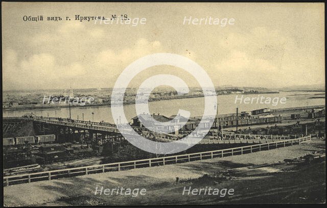 Irkutsk General view of the city of Irkutsk, 1906. Creator: Unknown.