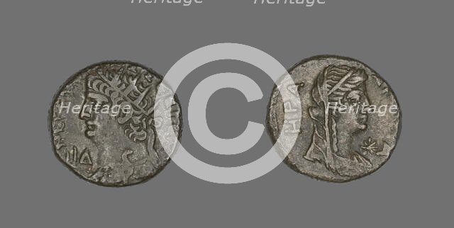 Coin Portraying Emperor Nero, 67-68. Creator: Unknown.