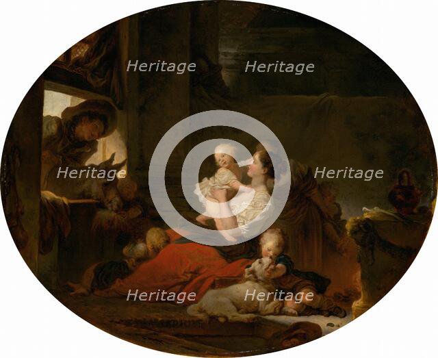 The Happy Family, c. 1775. Creator: Jean-Honore Fragonard.