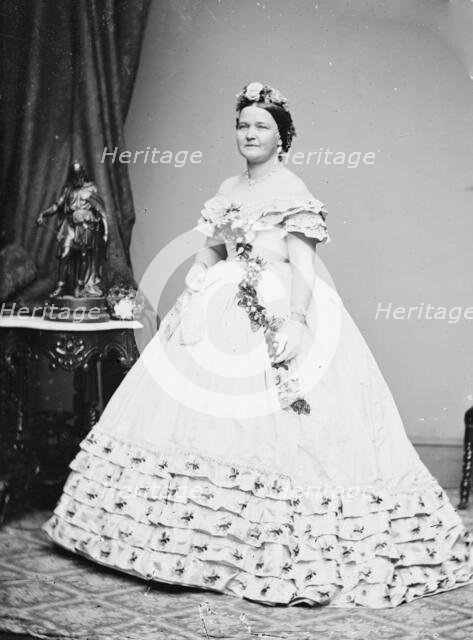 Mrs. Abraham Lincoln, between 1855 and 1865. Creator: Unknown.