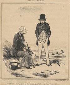 C'est bizarre ... été, 19th century. Creator: Honore Daumier.