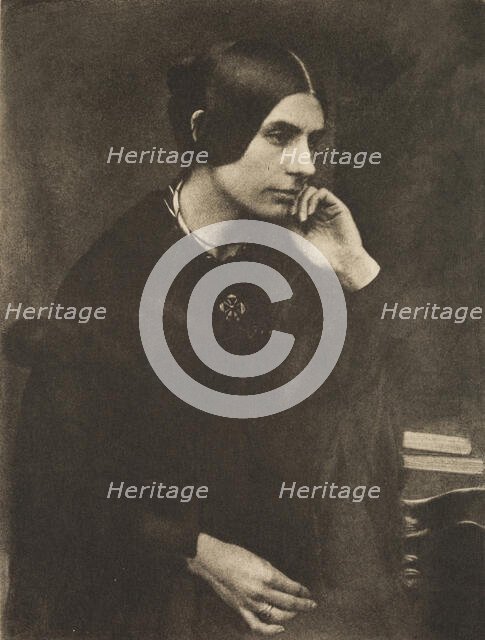Lady in Black,  between 1843 and 1847; from Camera Work, January 1912, . Creator: Unknown.