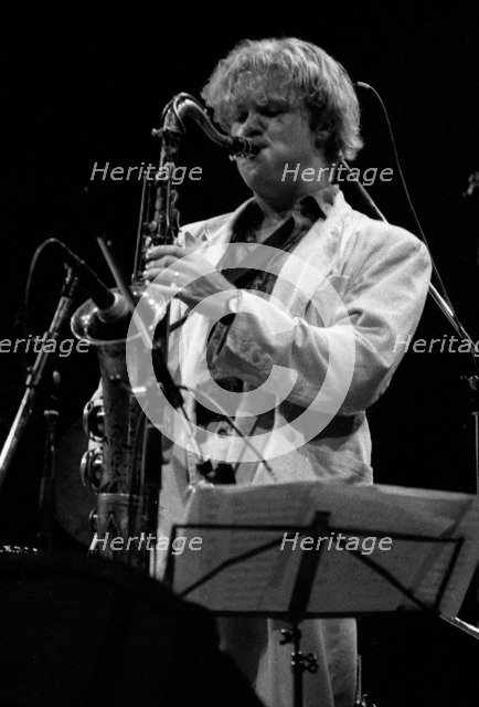 Iain Ballamy, Hawth, Crawley, West Sussex, Spetmeber, 1989.  Artist: Brian O'Connor.