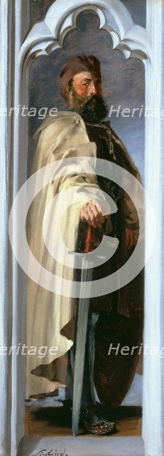 Siegfried von Feuchtwangen, Grand Master of the Teutonic Knights, 1846. Creator: Menzel, Adolph Friedrich, von (1815-1905).