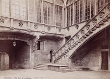 Patio of the Audiencia, Barcelona, c1885. Creator: Juan Laurent.