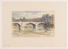 Bridge over the Seine, Paris, 1903. Creator: Carel Nicolaas Storm.