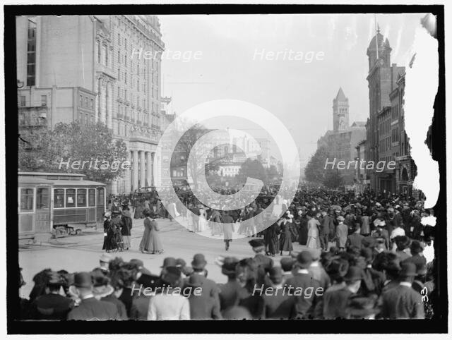 Parade On Pennsylvania Ave, between 1910 and 1921. Creator: Harris & Ewing.