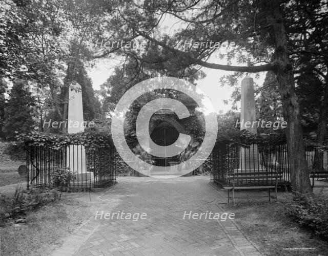 Tomb of Washington at Mt. Vernon, c.between 1910 and 1920. Creator: Unknown.