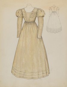 Quaker Dress, c. 1936. Creator: Margaret Concha.