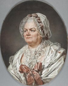 Portrait of the artist's mother, Mme Anne Ducreux née Béliard, c1760. Creator: Joseph Ducreux.