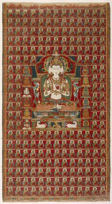 Sarvavid Vairochana, From a Set of the Five Jina Buddhas..., c.late 13th - early 14th cent. Creator: Anon.