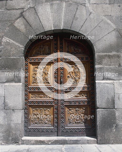 House of Ximenes de Cisneros (1436-1517), built by  Benito Jimenez de Cisneros, Madrid, Spain, 2001. Creator: LTL.