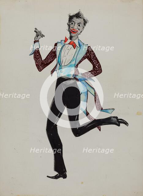 Negro Minstrel, c. 1936. Creator: Sebastian Simonet.