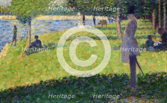 Study for La Grande Jatte, 1884-1885. Artist: Seurat, George Pierre (1859-1891)