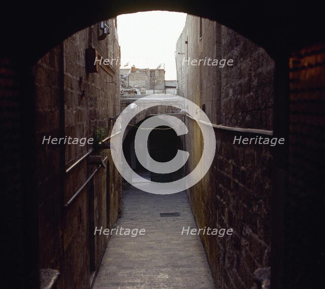 Street of the old city, Aleppo, Syria, 2001. Creator: LTL.