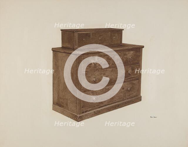 Dresser, c. 1940. Creator: Pearl Davis.