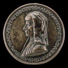 Alessandro Tartagni, 1421-1477, Lawyer [obverse], c. 1478. Creator: Sperandio Savelli.