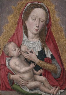 Virgin and Child, c. 1470-1480. Creator: Hans Memling (Netherlandish, 1494), workshop of.