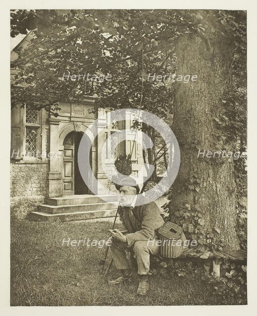 Walton and Cotton's Fishing House (The Doorway), 1880s. Creator: Peter Henry Emerson.