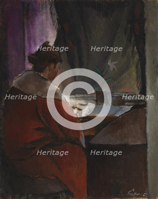 At the window. Creator: Alvar Cawén.