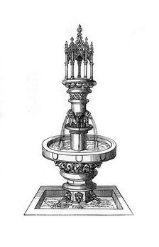 Fountain, 1470-1483, (1843).Artist: Henry Shaw