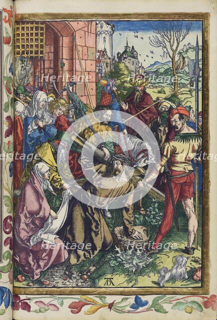 Christ is led to crucifixion. From the Great Passion (Passio domini nostri Jesu), 1511. Creator: Dürer, Albrecht (1471-1528).