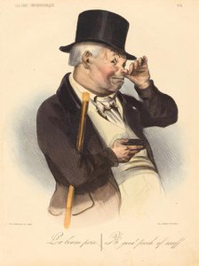 La bonne prise, 1836. Creator: Honore Daumier.