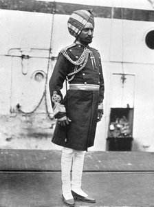 A jemadar of the viceroy's bodyguard, 1902-1903. Artist: Unknown