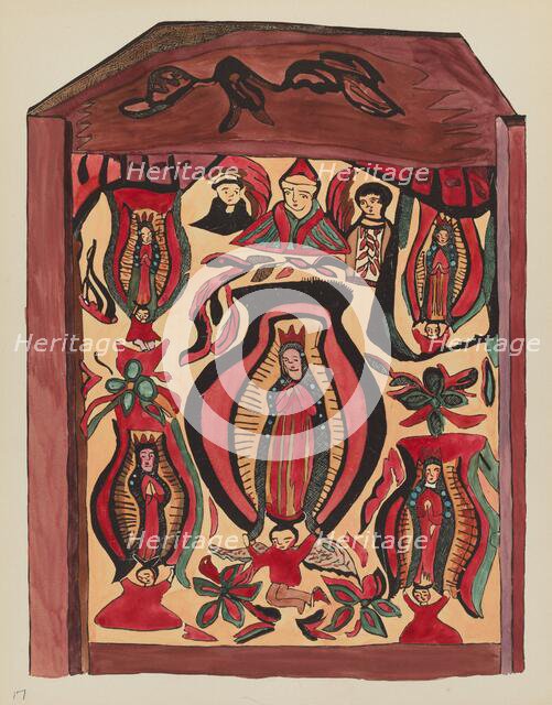 Plate 32: Our Lady of Guadalupe: From Portfolio "Spanish Colonial Designs of New Mexico, 1934/1942. Creator: Unknown.