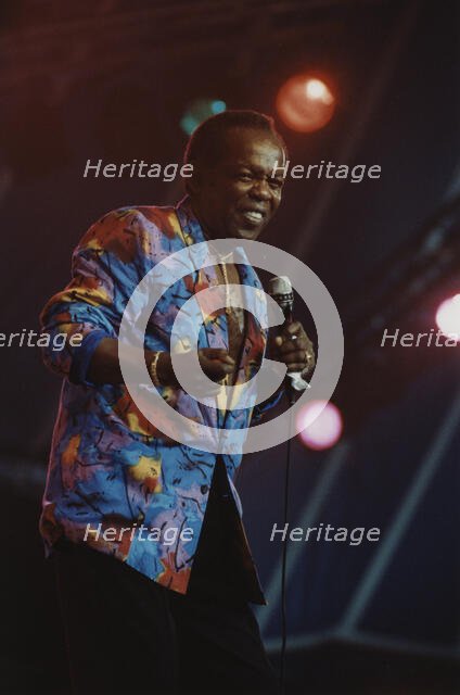 Lou Rawls, North Sea Jazz Festival, Netherlands, 1992. Creator: Brian Foskett.