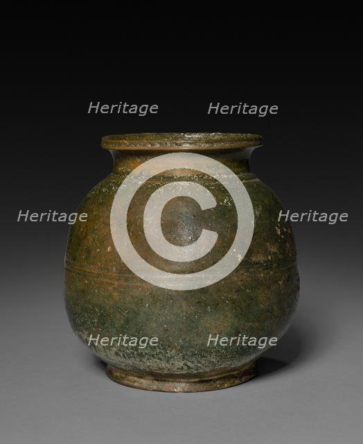 Jar with Cover, 206 BC - AD 220. Creator: Unknown.