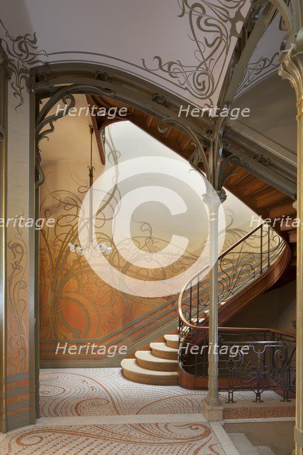 The Hotel Tassel, 6, Rue Paul-Emile Jansonstraat, Brussels, Belgium, 2015. Artist: Alan John Ainsworth.