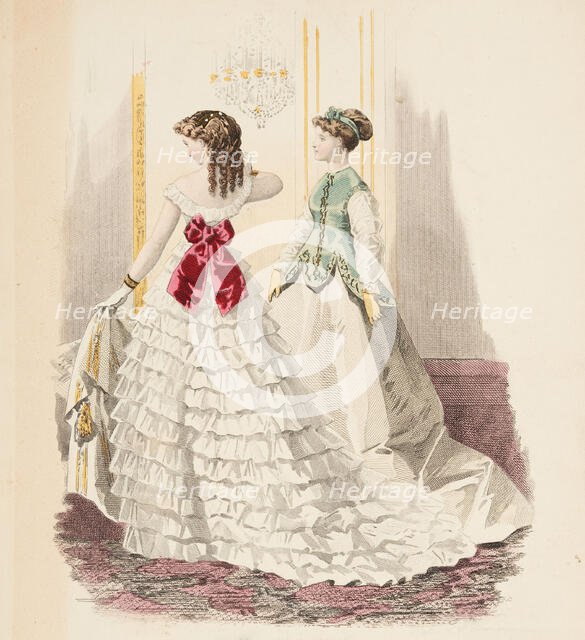 Bow-Bells, Paris Fashions, 1867. Creator: Unknown.