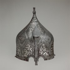 Turban Helmet, Turkish, in the style of Turkman armour, 16th century. Creator: Unknown.