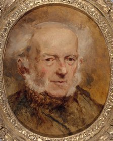 Portrait du peintre Jean-Baptiste Isabey, père de l'artiste, c1840. Creator: Eugene Isabey.