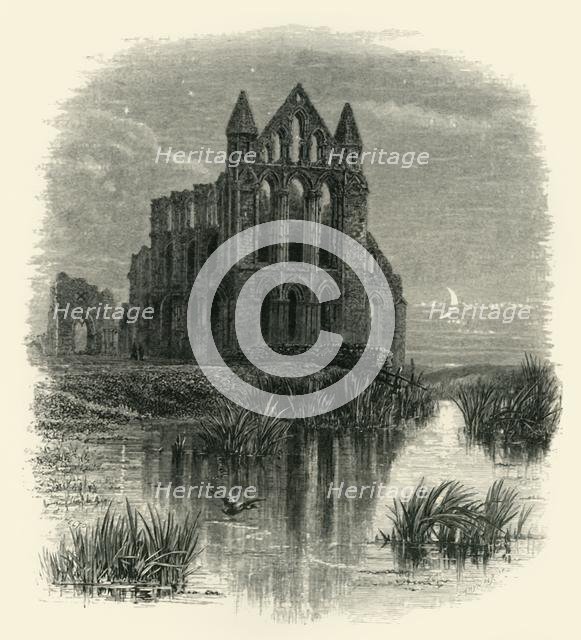 'Whitby Abbey', c1870.