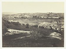 Jerusalem, from the Mount of Olives, No.1, 1857. Creator: Francis Frith.