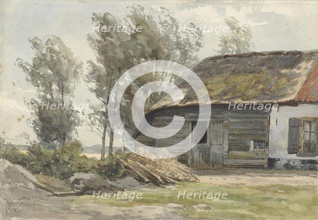 Farmhouse with barn, 1835-1892. Creator: Jan Willem van Borselen.
