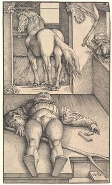 The Bewitched Groom, ca. 1544. Creator: Hans Baldung.