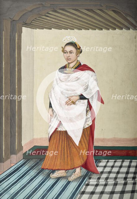 A Newar Woman, between c1860 and c1900. Creator: Unknown.