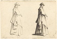 Lady in a Large Coat, c. 1622. Creator: Jacques Callot.