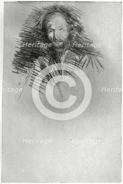 'Swinburne', 19th century (1904).Artist: James Abbott McNeill Whistler