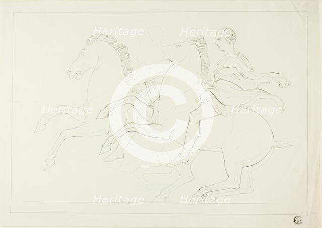 Copy of Cavalry from the Parthenon Frieze, n.d. Creator: John Flaxman.