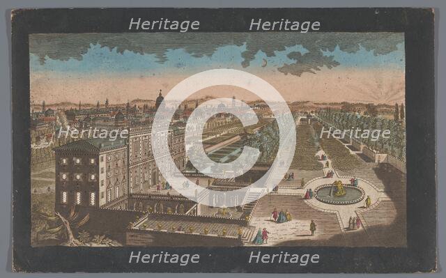 View of the Villa Boncompagni Ludovisi in Rome, 1700-1799. Creator: Anon.