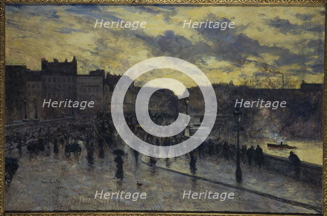 Pont-Neuf, seen from the quay Megisserie, 1902. Creator: Siebe Johannes ten Cate.