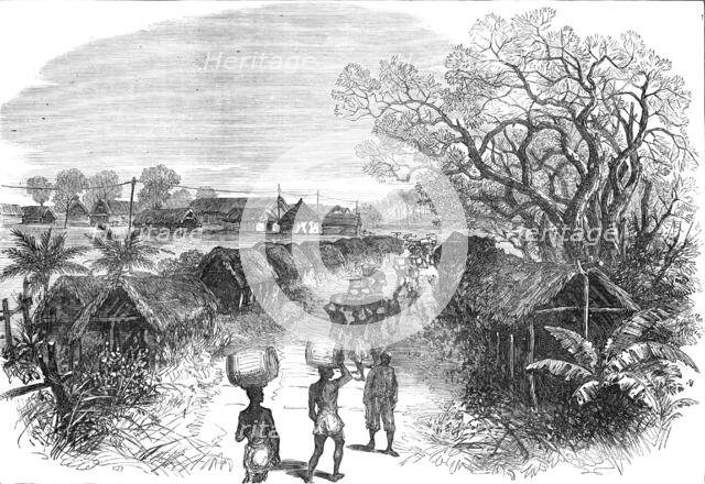 The Ashantee War: Inquabim, the first station on the road to the Prah...by our special artist, 1874. Creator: Unknown.