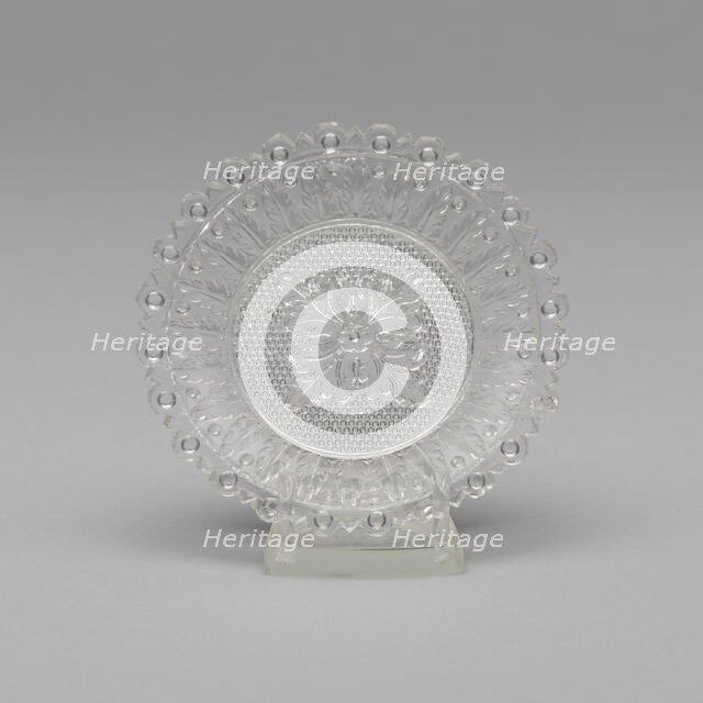 Cup plate, c. 1830. Creator: Unknown.