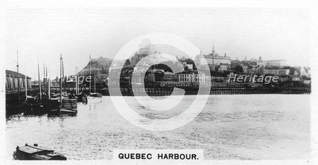 Quebec Harbour, Canada, c1920s. Artist: Unknown