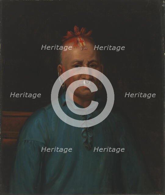 Kish-Kallo-Wa (Family Algonquian-Tribe Shawnee), 1832-1833. Creator: Henry Inman.